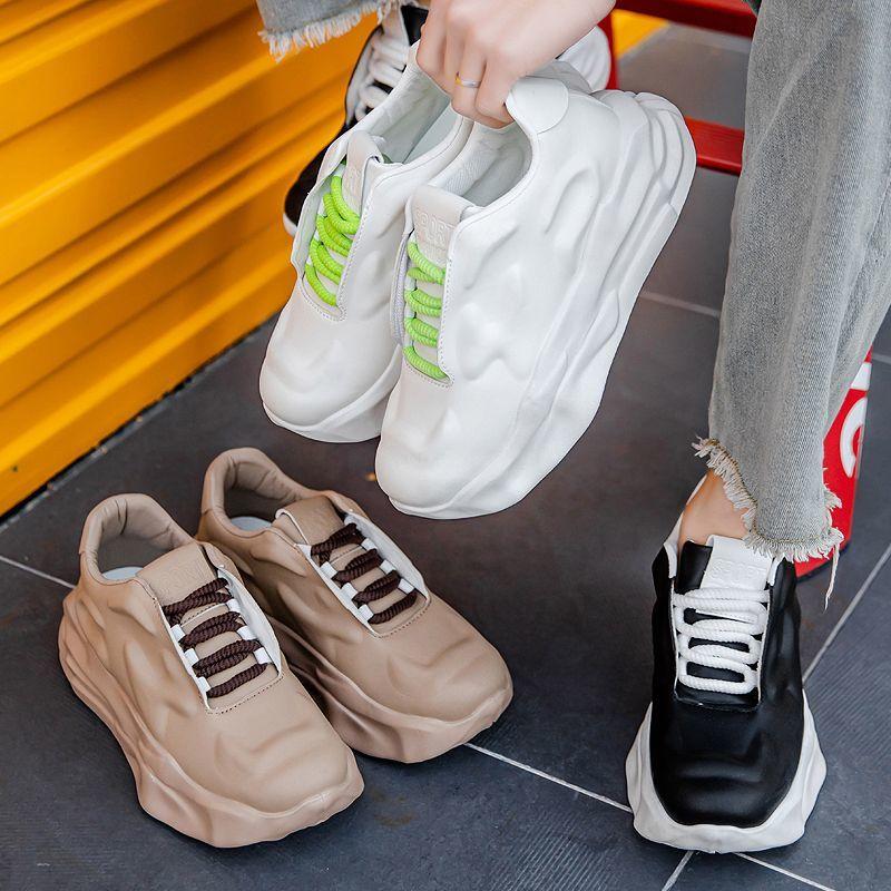Nové jaro 2024 Stovky párování Pop Boty Pánské tenisky se silnou podrážkou Běžné boty Pánské boty Módní trendy Boty