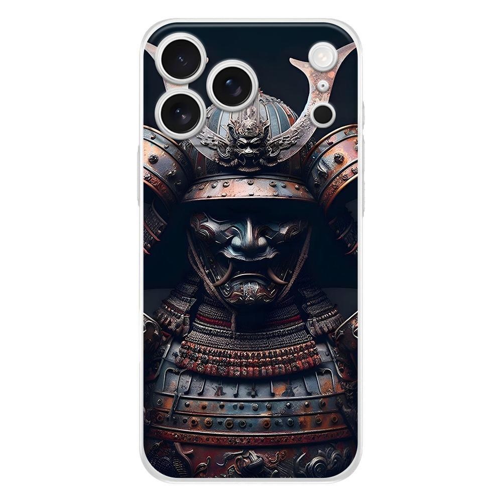 Soft Phone Case For iPhone 17 Air 16E 16 11 15 14 Pro MAX 12 13 7 8 Plus SE Easter Cover Protection Japan Ghost Face Samurai