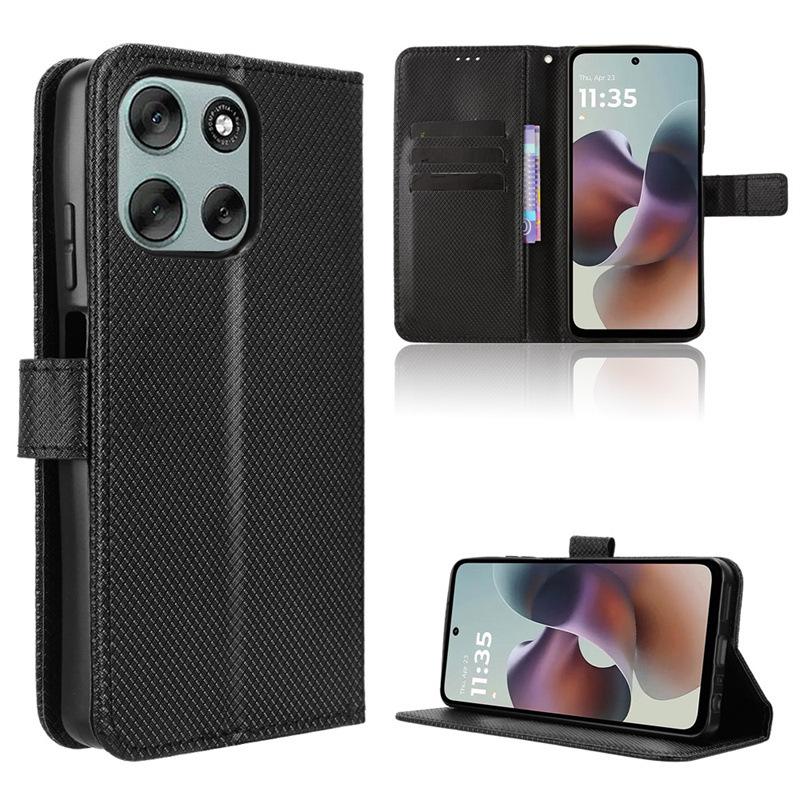 

Кожаный кошелек-книжка для Motorola Moto G56 G86 G17 Power 5G G06 Магнитная обложка-книжка с подставкой Чехол Capa Coque Fundas Motorola Moto G56