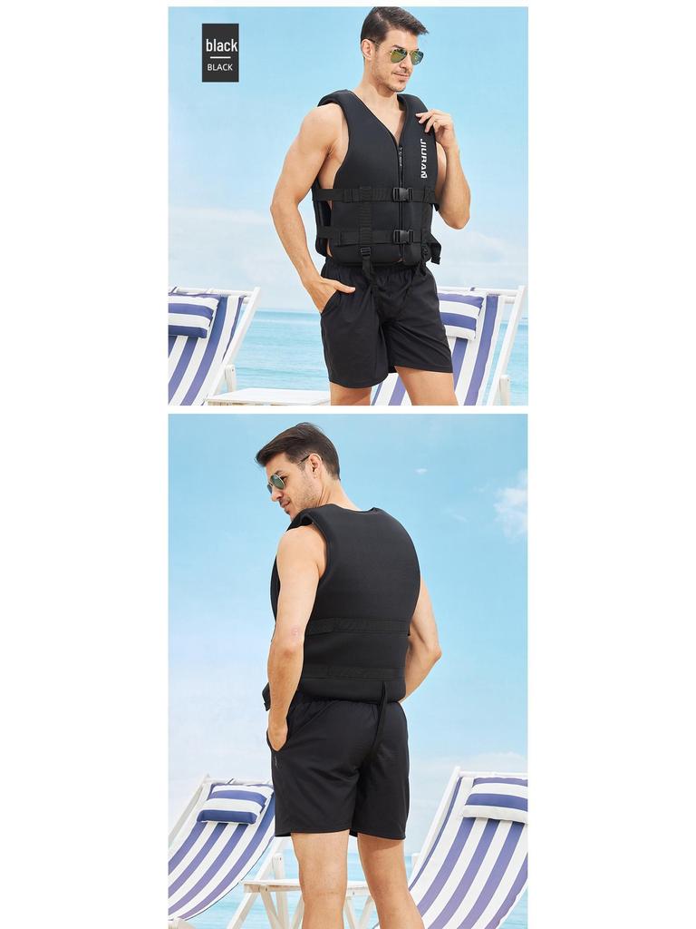 Adult High Buoyancy Life Vest for Swimming and Motorboat Rescue