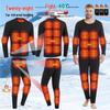 Smart Heated Fleece-Lined Winter Underwear Set for Men & Women - Warm, Cold-Proof, Constant Temperature Electric Heating.