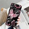 Case for Apple iPhone 17 Pro Max XR XS MAX 15 Pro 7 8 16 12 13 14 11 Air Funda Phone Cover Simple Butterfly