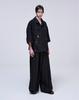 Songzio Collection Bias Drape Denim Trucker Black Sh3Jp720Bk