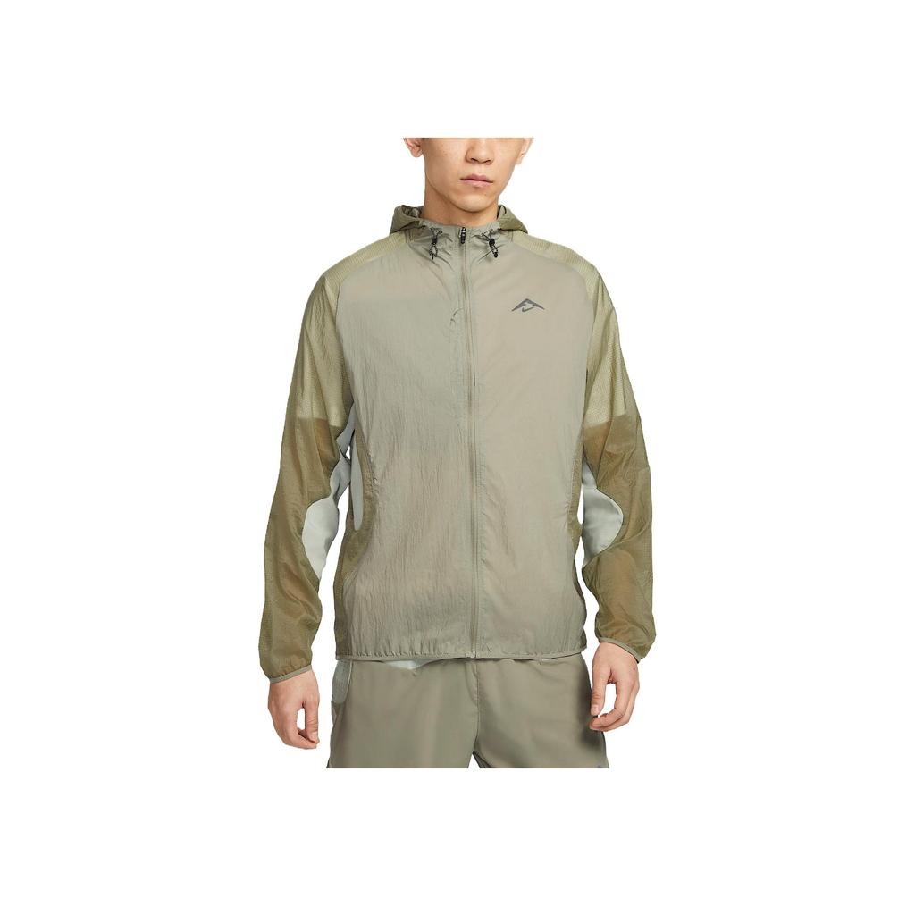 Nike Trail Aries Comfortable Stylish Minimalist Versatile Solid Color Jacket Men Jacket Green FN4003-320