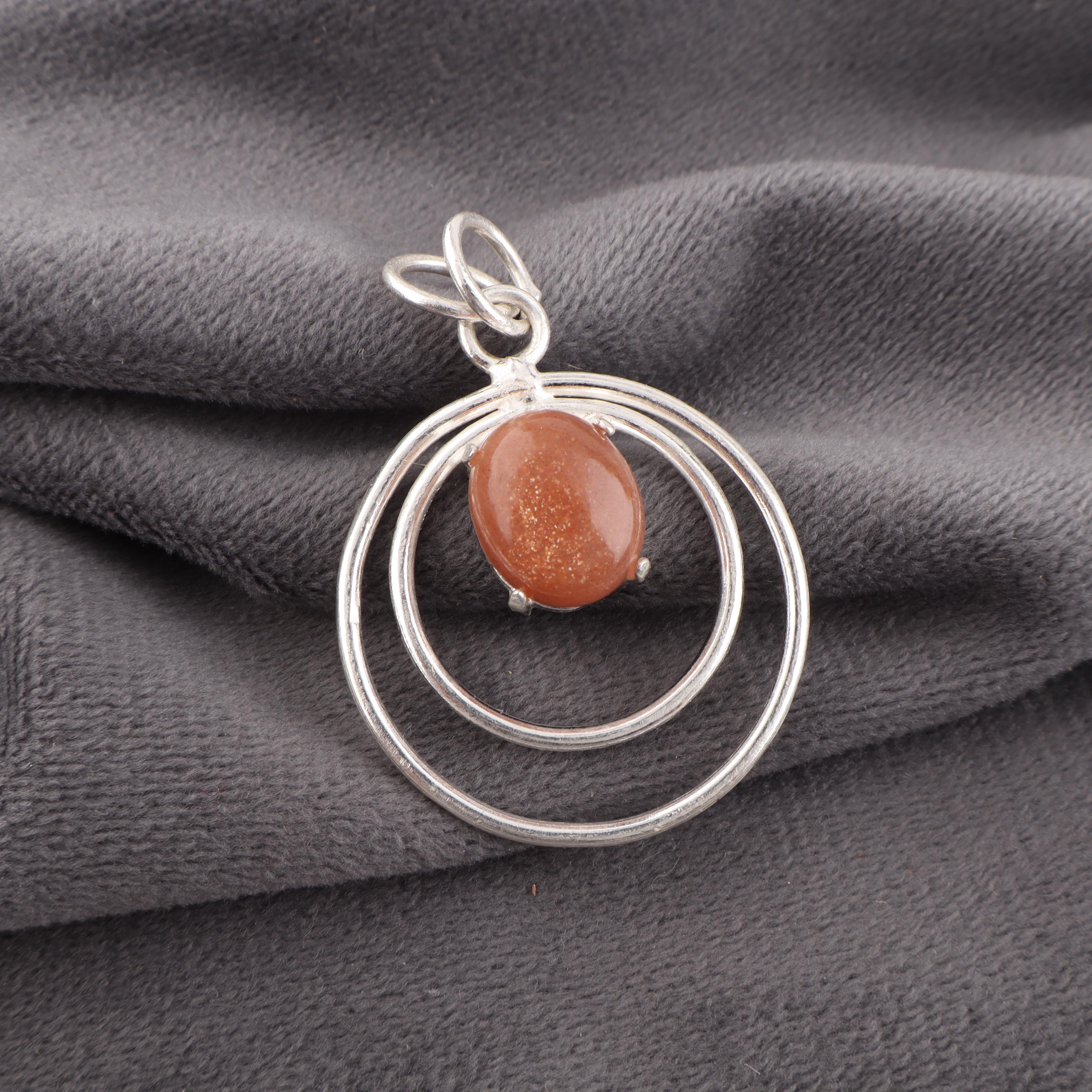 

Изумительные украшения из персикового лунного камня, подвеска из стерлингового серебра 925 пробы, великолепная серебряная подвеска ручной работы, для свадебного подарка 1.65 Inches оранжевый