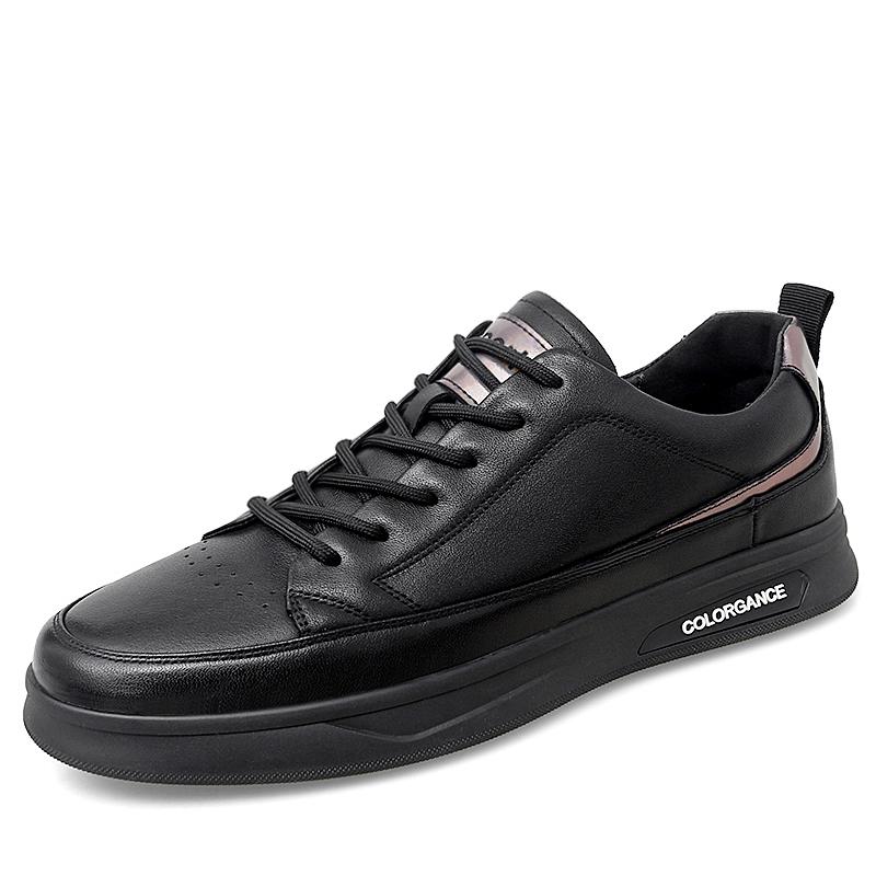 Casual Men'S Shoes Fashion Newest Split Leather Shoe Men White Driving Flats Breathable Comfortable Outdoor Loafers Male 2022 Trend