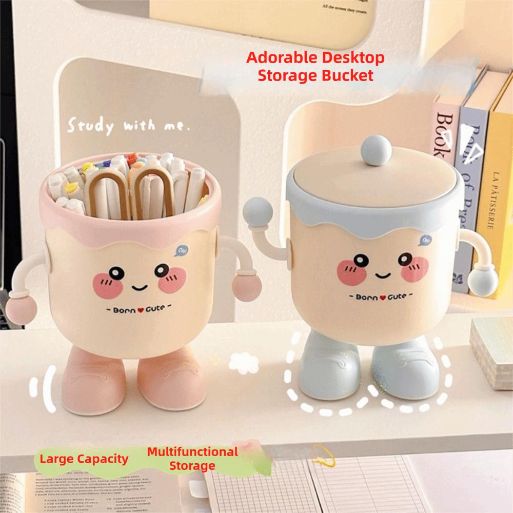 Platzsparendes Design Schreibtisch-Organizer Cartoon-Stil Schreibtisch-Mülleimer Büro Schreibtisch