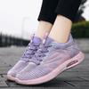 Dámské sportovní boty, tenisky, dámské tenisky s vzdušným polštářem, prodyšné síťované šněrovací běžecké boty, značkové ležérní turistické boty