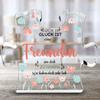 2D Flat Acrylic Decorative Sign and Ornament,Floral Accent,Motivate Close Friends,Show Gratitude and Affection, Desk Living Room Acrylic Decoration