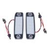 Pair Strong Plastic LED License Plate Lights Offering Long Lasting Performances Vehicle Accessories for Korea Vehicle