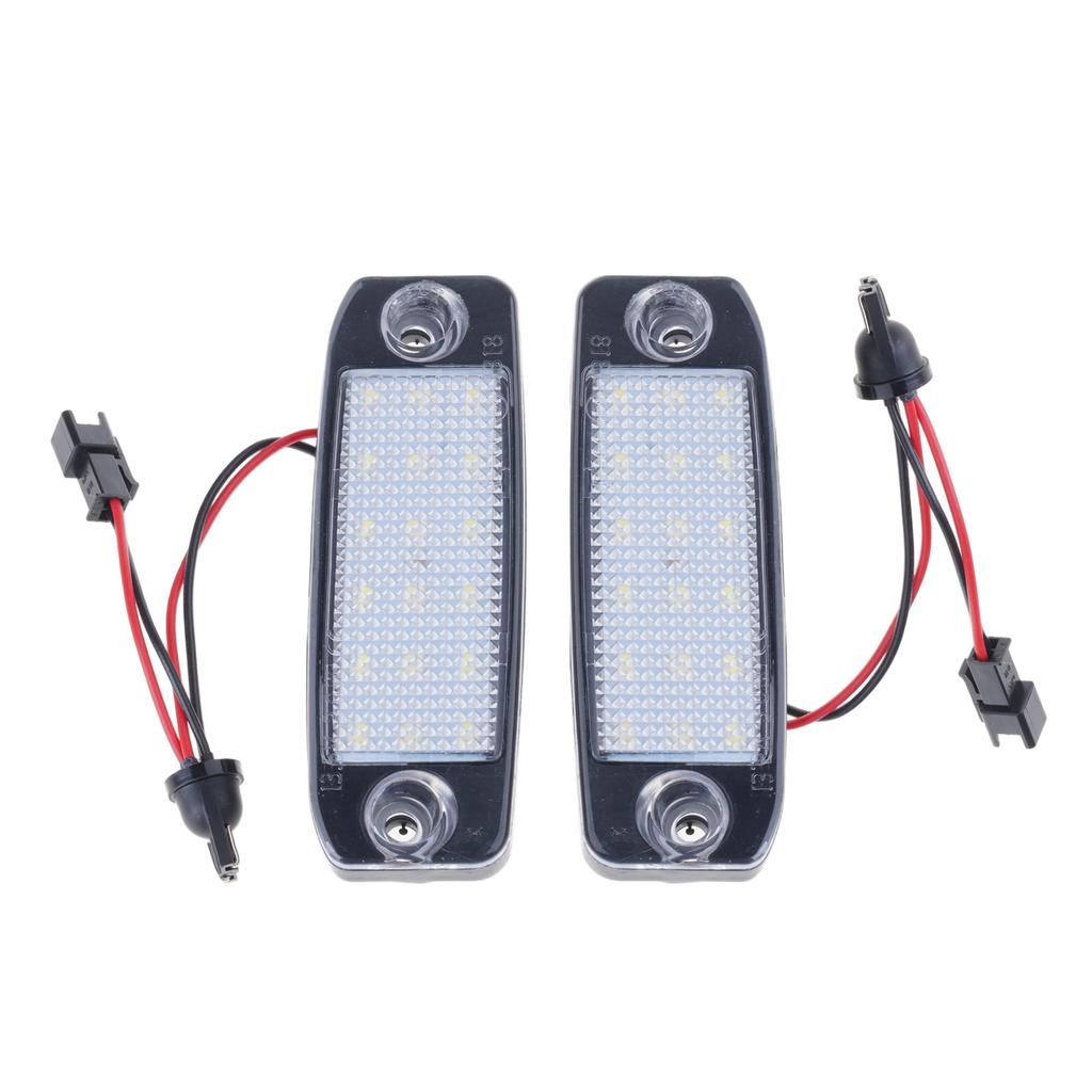 Pair Strong Plastic LED License Plate Lights Offering Long Lasting Performances Vehicle Accessories for Korea Vehicle