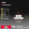 T-förmiger Nylon-Kunststoff-Dichtungsring und Schraubwellenhülse (Für dich: M2-M35)