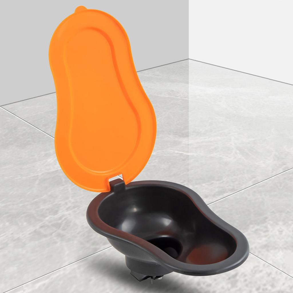 Orinal Simple Temporal para Orina Camping Viaje Orinales Espesar Plástico Cubo de Orina para Trabajadores con Tapas para Adultos Resistente
