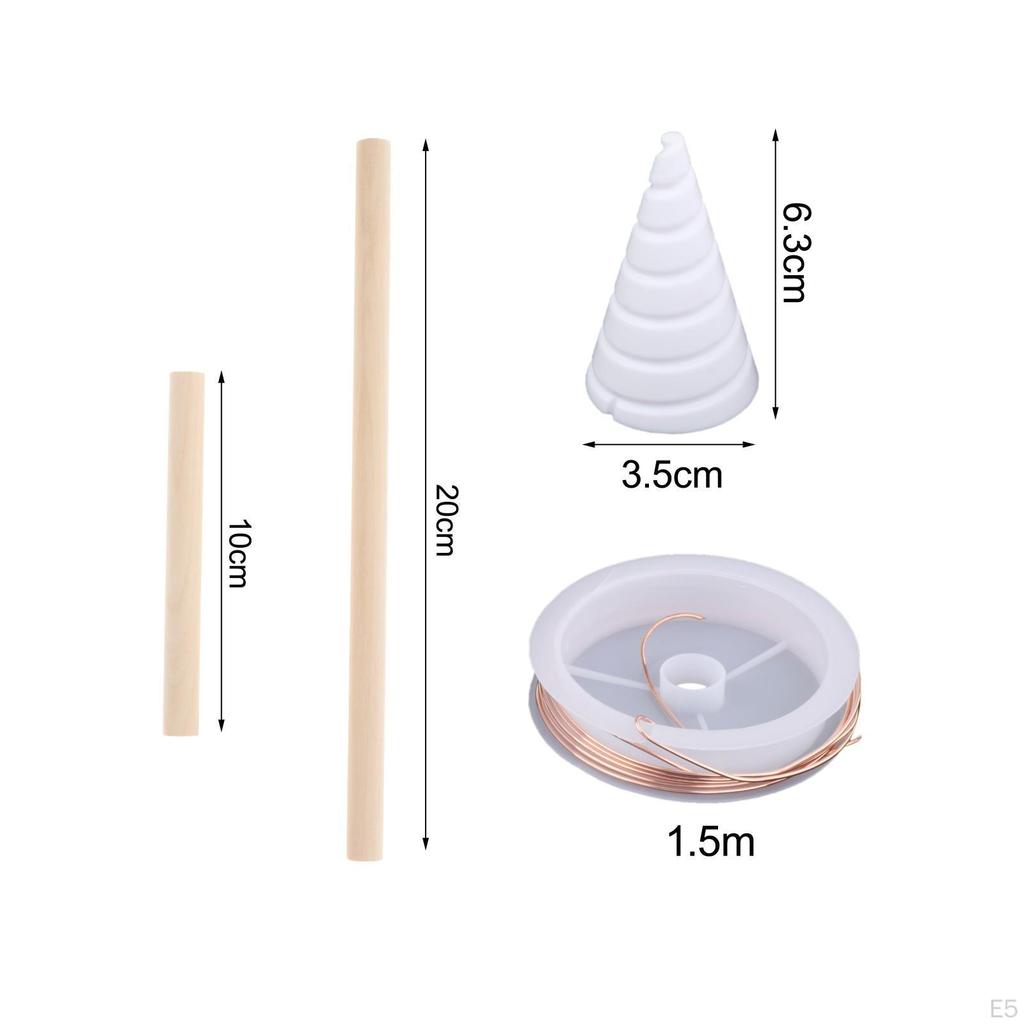 1.5m Copper Wire Winding Jig Gardening Antenna Maker Tool