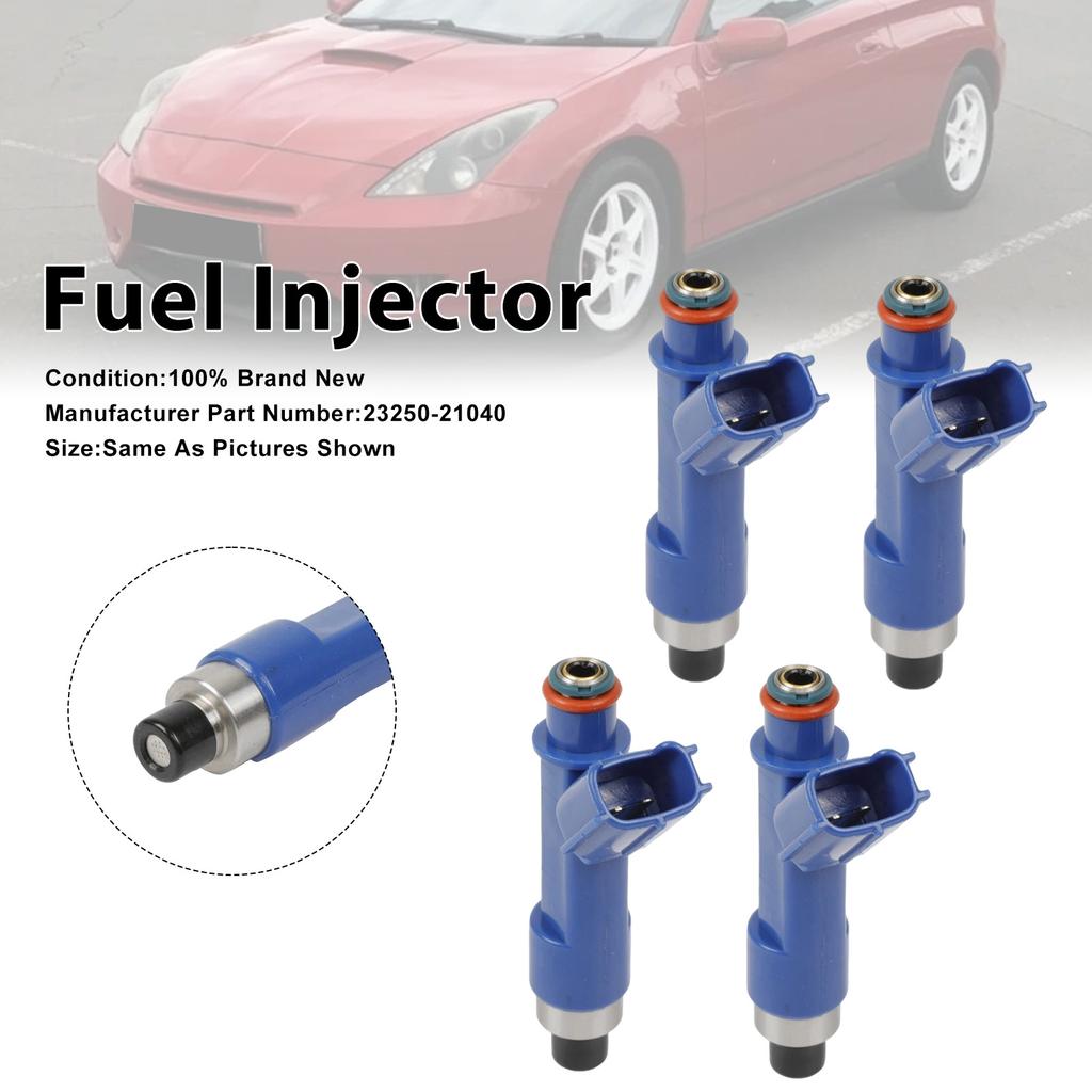 4Pcs Fuel Injector For Toyota Yaris 1.5L 06-14 Celica 03-05 23250-21040