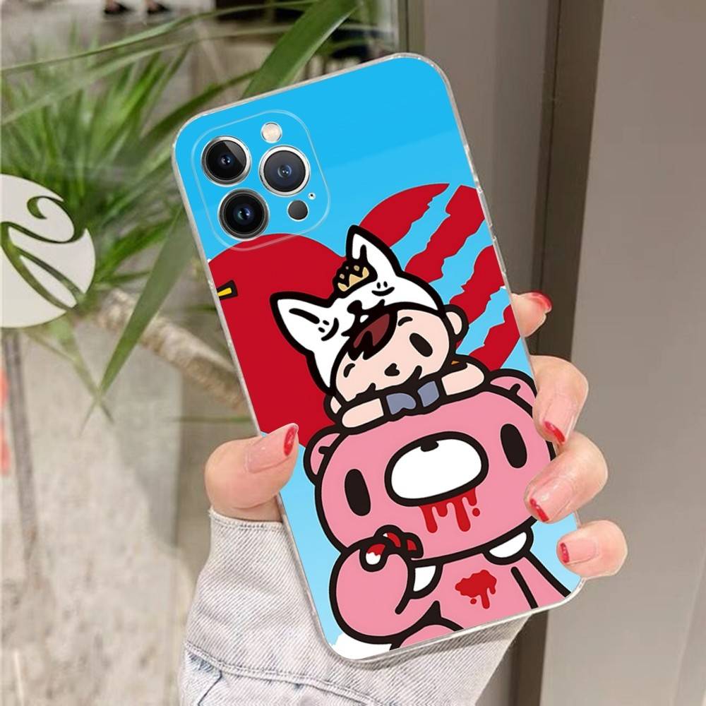 Cute G-Gloomy B-Bear For IPhone 17 16 16e 15 14 13 12 11 Pro Max Mini Plus Phone Case
