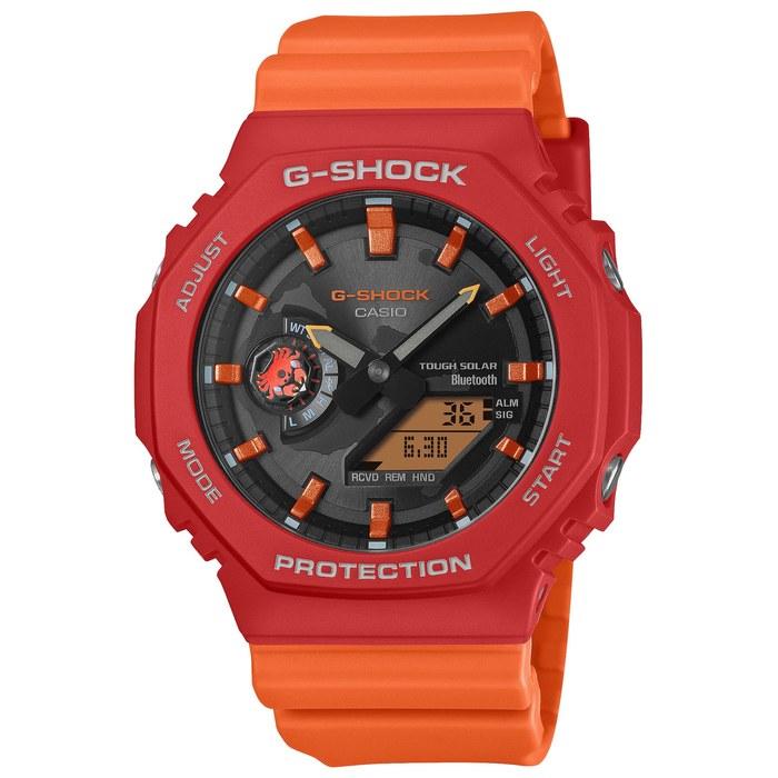 [Casio] Часы G-Shock GA-B2100DF-4AJR – Сотрудничество с Фондом Чарльза Дарвина – Красный