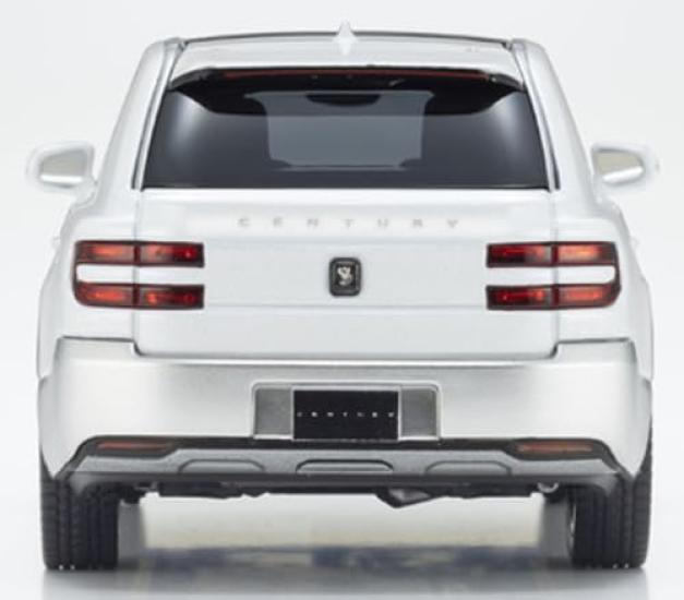 Kyosho Original Scale Toyota Century with Finished KS03926WS 1/43 (Hakkaku) (White/Silver) Mid-Brown Interior, Model,