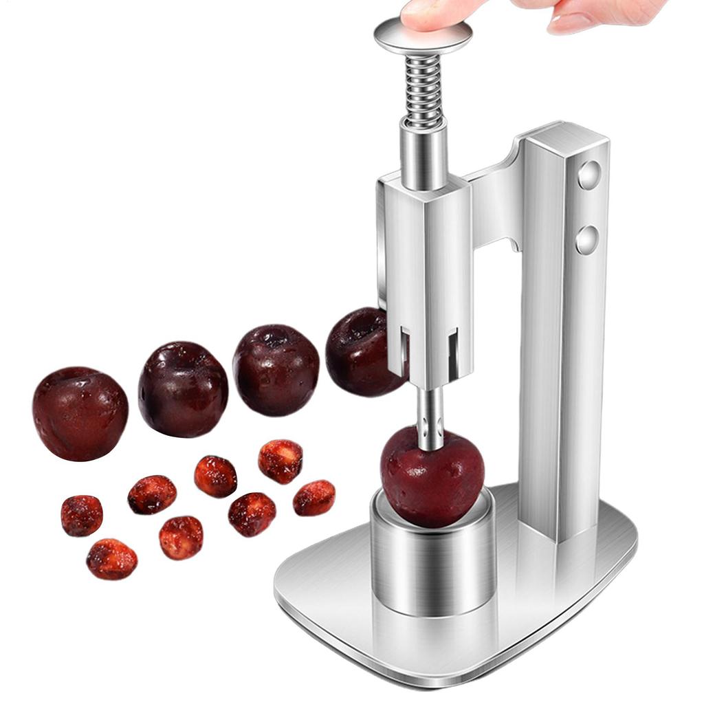 Cherry Pitter Tool Pit Remover Cherry Plum Pitter Stainless Steel Manual Olive Stoner Tool For Home Kitchen Baking Fruit Jam