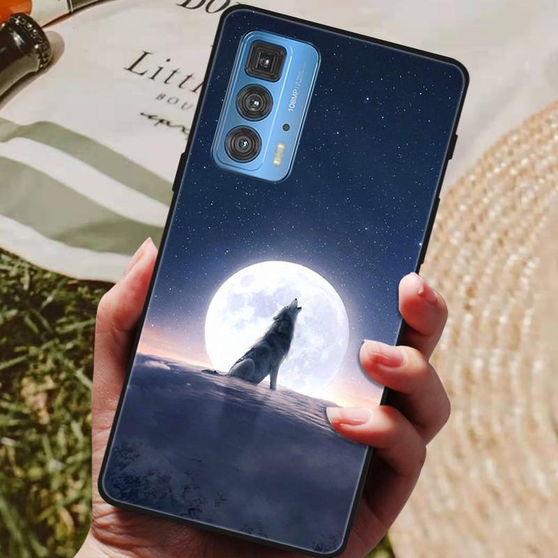 Für Motorola Moto Edge 20 Pro Hülle Weiche TPU Silikon Rückseite für Motorola Moto Edge S 20 Pro 5G Handyhüllen Mode Coque