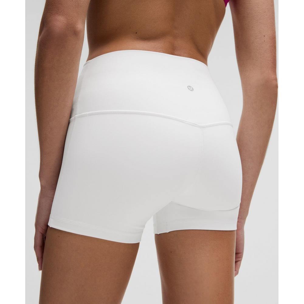 Lululemon Align  High Rise Short 4  White