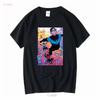 Nightwing T-Shirt lang- oder kurzärmelig vintage gewaschenes Oberteil für den Alltag mit Grafik vielseitig bequem dehnbar weich