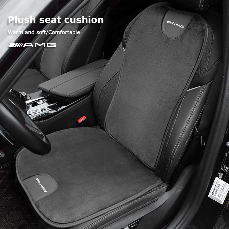 Car Seat Cushion Cover Backrest Pad Plush Interior For Mercedes Benz AMG W204 W205 W203 W211 W212 W213 W206 W210 W220 W222 W169