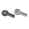 4SET MOC Building Block Round Rotation Joint Disk with 3M Beam Technical Parts Compatible with 44224 44225 for Kid Toys