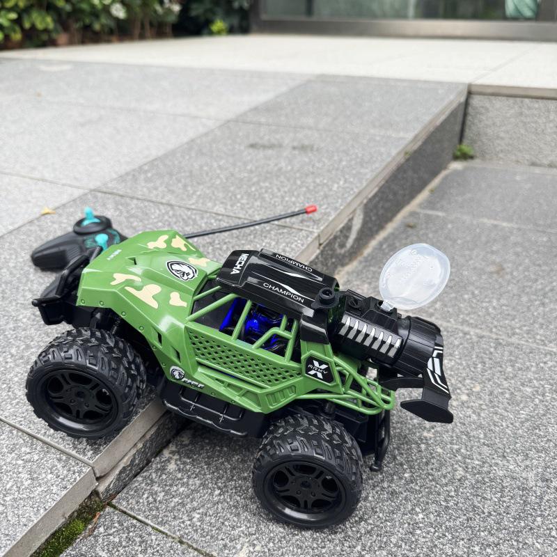1:16 Children's Camouflage Remote Control Climbing Car with Lights and Battery Pack - Electric Off-road Toy