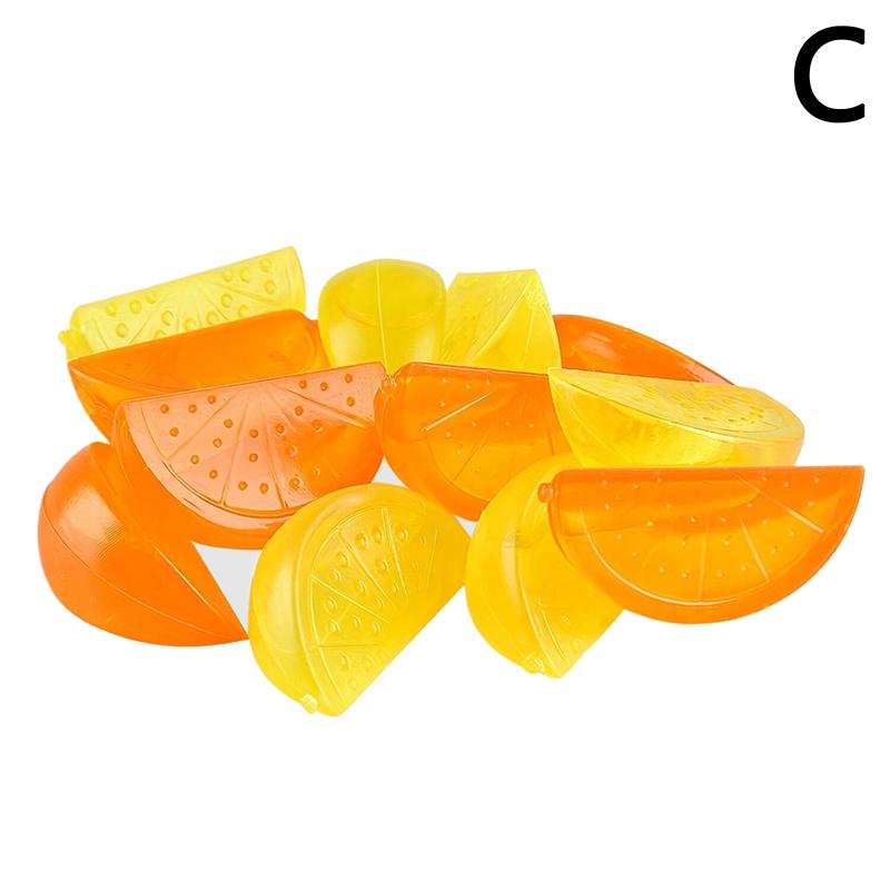 24Pcs Reusable Plastic Quick-Freeze Easy-To-Clean Fake Ice Cubes For Making Cold Appealing Drinks