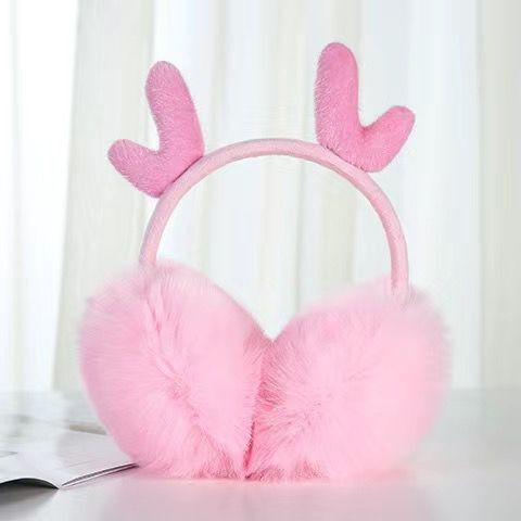 Internet-Berühmtheit Geweih, Ohrenschützer, Ohrenwärmer, warme Damenohren, warme Ohrenabdeckungen, süße Ohrtaschen, Winter-Ohrenabdeckungen für Erwachsene
