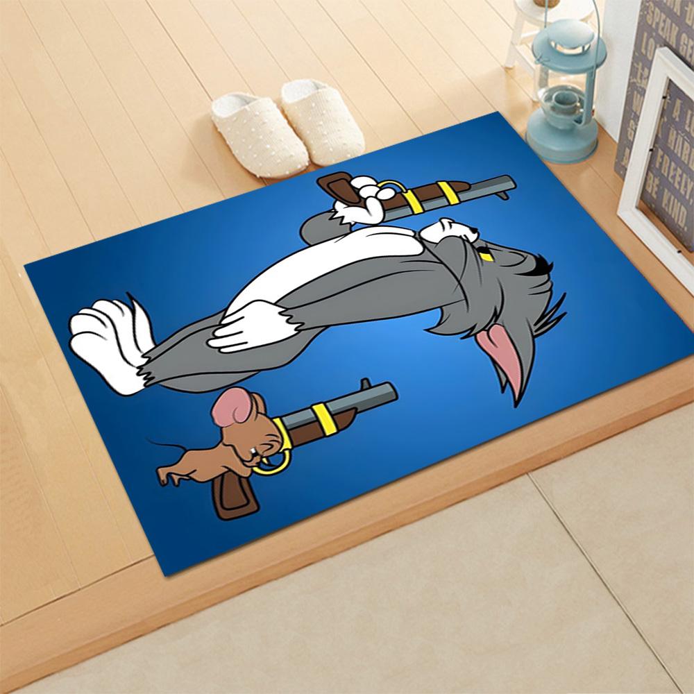 Tom And Jerry Party rug for living rooms, bedrooms, home décor, and as gifts.