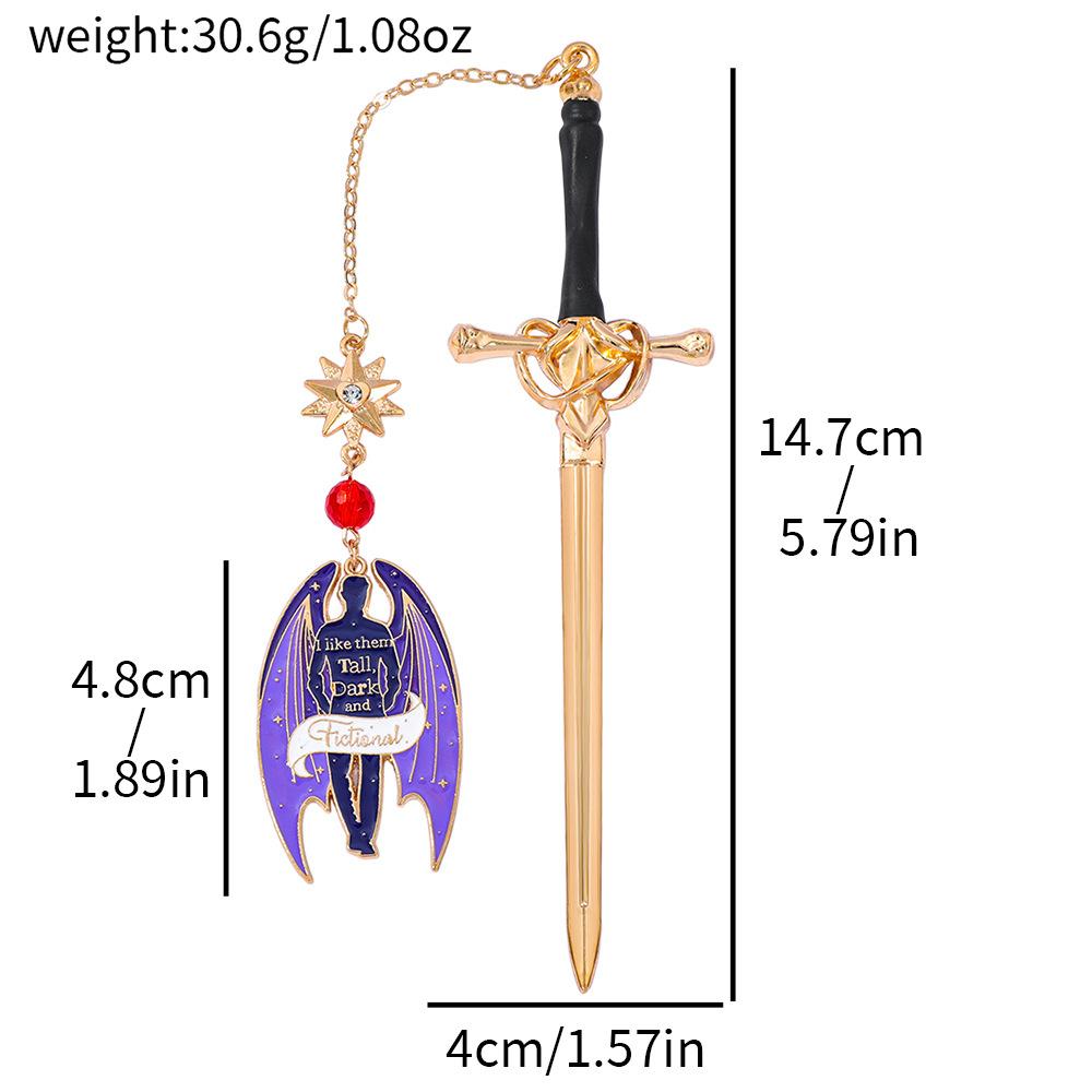 Zlatý Stegosaurus Záložka Narozeninový dárek pro fanoušky knih Čtenáře fantasy Knihomol Stříbrný Zlatý přívěsek Výroční dárek