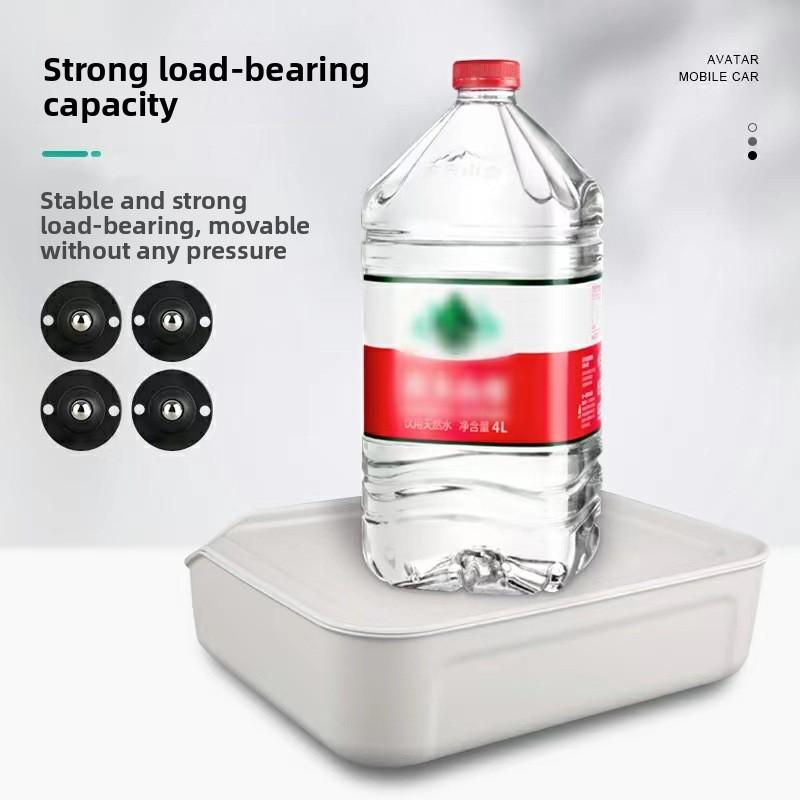 1/4 Piezas Rueda Universal Rodillo Polea Base Rueda Giratoria Se Puede Pegar con Bola Rueda Universal Silenciosa Rueda Pequeña Rueda Motriz