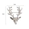 Unique Animal Elk Head Brooch Alloy Lapel Pin Christmas Badge Jewelry Clothes Accessories Deer Metal Brooch Women
