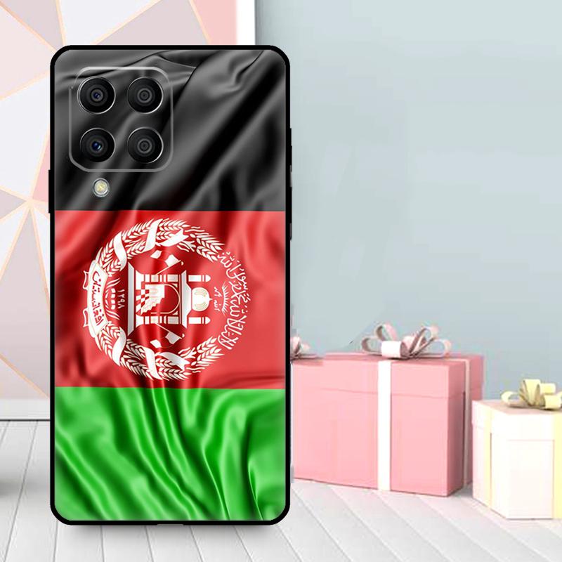 Flag of Afghanistan Case For Samsung Galaxy M16 M31 M21 M13 M33 M53 M15 M35 M55 M36 M56 M12 M32 M52 M14 M34 M54