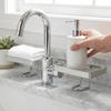 Anti Slip Sink Storage Rack Hollow Out Faucet Sink Drying Shelf Water Drainage Holder  Household
