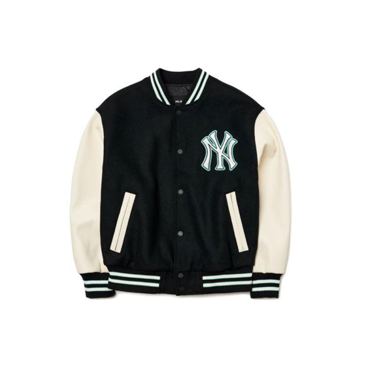 Maglia da Baseball MLB Logo Base Patch Logo New York Yankees Unisex Nera 3AJPB0121-50BKS