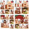 Adorable Round-eyed Teddy Bear Plush Toy For Christmas Decoration And Gift