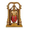 8" Tirupati Balaji Fine Metal Finish Idol Decorative Showpiece Handcrafted Tirupati Balaji Murti for Home Office and Gifting Purpose