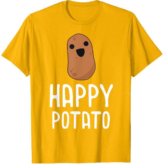 Happy Potato - Kawaii Potato Shirt, Funny Gift Vegetable T-Shirt