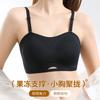 tube top strapless underwear women gather non-slip, anti-drop shoulder lift, anti-drop small chest, sub-breasts, seamless back bra