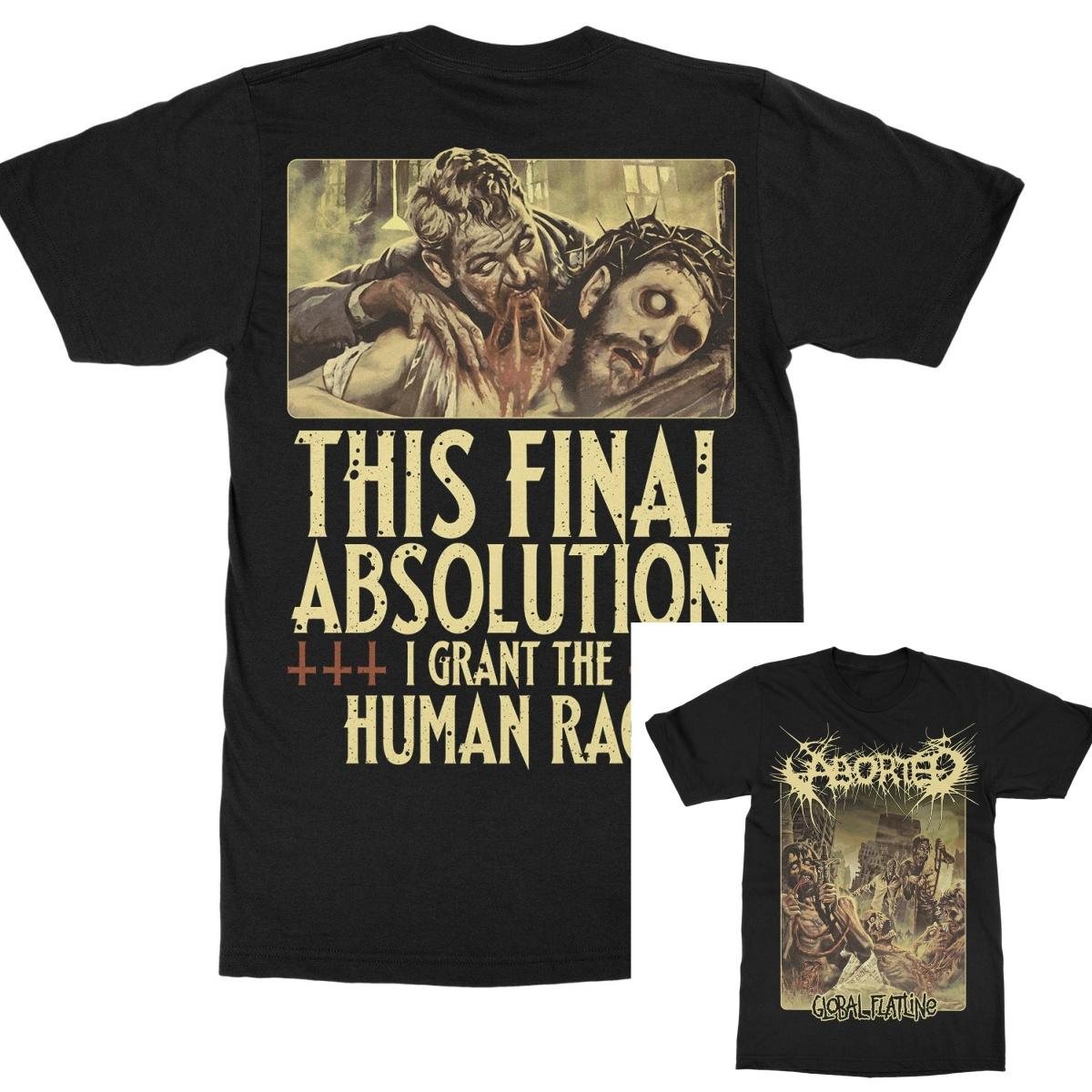 The Aborted Journey of Chaos and Massacre Band TShirt Cotton Graphic Tee Unisex Women Summer Streetwear Top M