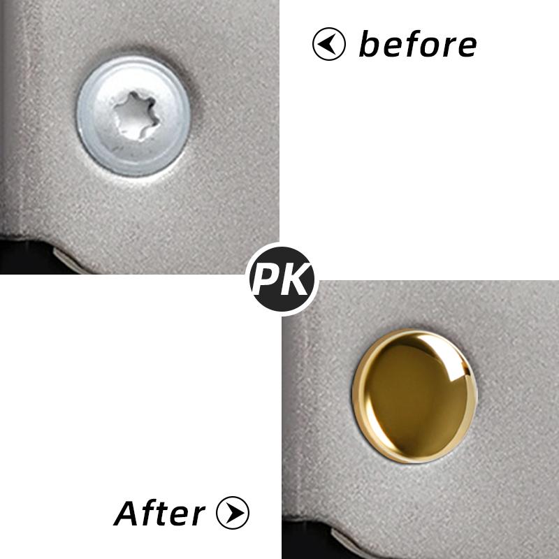 Metal Car Door Lock Screw Protector Cover For Toyota Corolla Rav4 Auris Camry Yaris Prius Prado CHR Avensis Avalon Vios Tundra