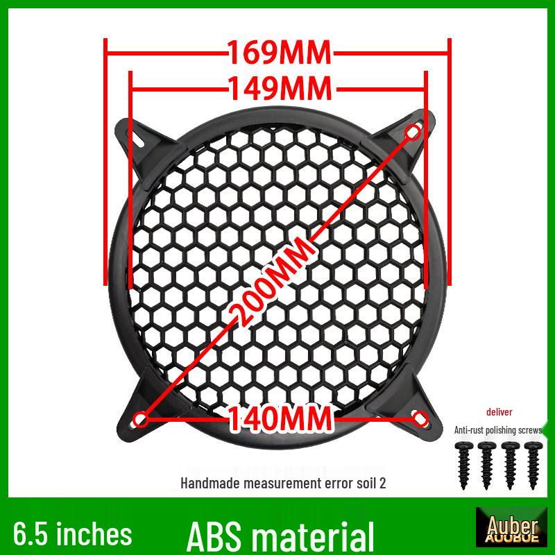 Speaker Grille Metal Mesh Dustproof Covers: 2-10 Inch Sizes for Car Speakers