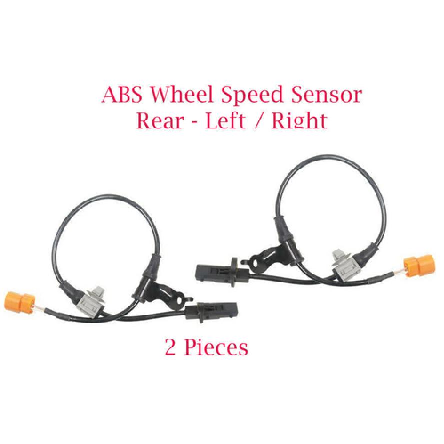 2 X ABS Wheel Speed Sensor & Connectors Rear Left Right Fits: Accord 2003-2007