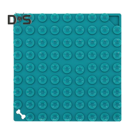 Dog Slow Feeder Mat Silicone Licking Pad with Suction Cup Pet Food Treat Puzzle Mat Slow Feeding Mat for Dogs And Cats