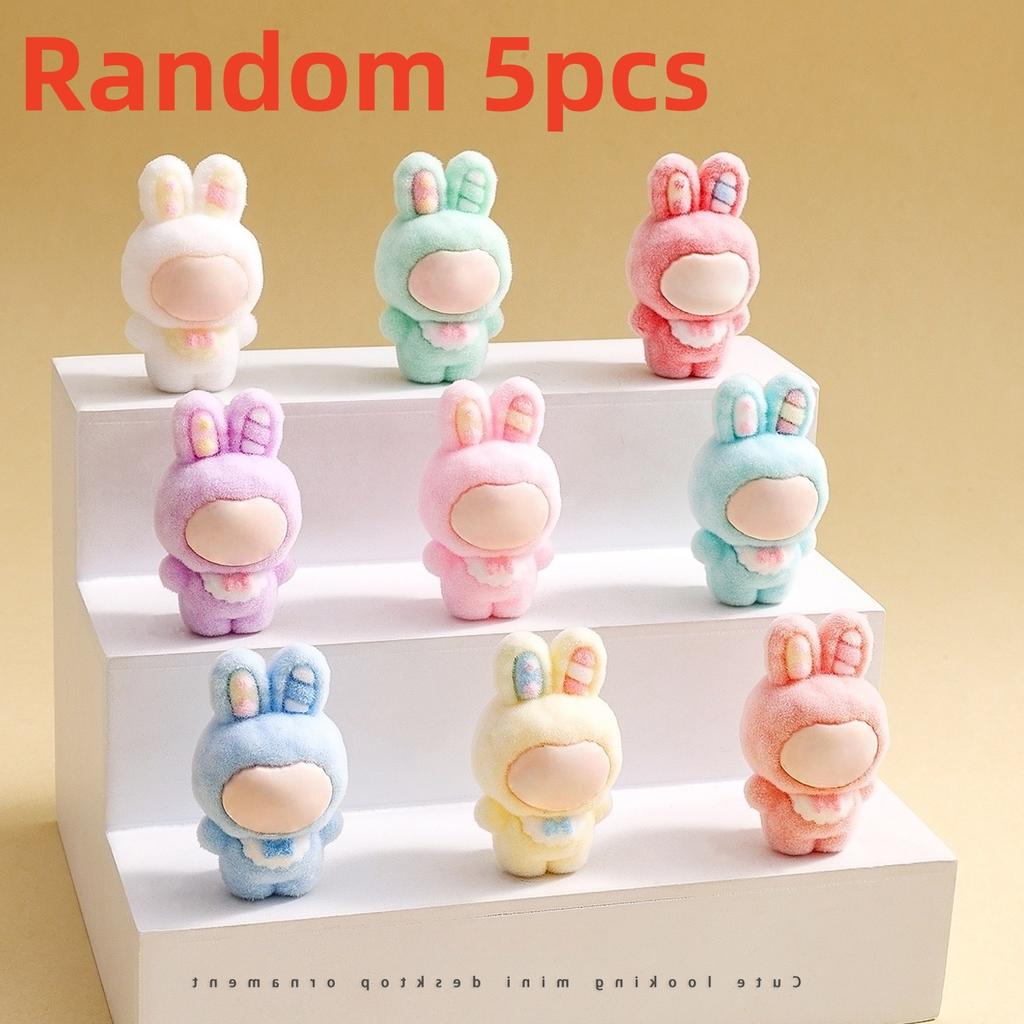 Blind box Cute Anime Mini Action Figure Decorative Pendant Desktop Kawaii Dolls Car Bunny Ornaments Christmas Halloween Toy Gift