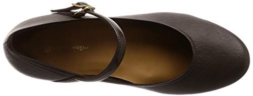 Mare Mare Daily Market Women's Strap Pumps, Classic Color, Dark Gray, Size 26cm, 2E
