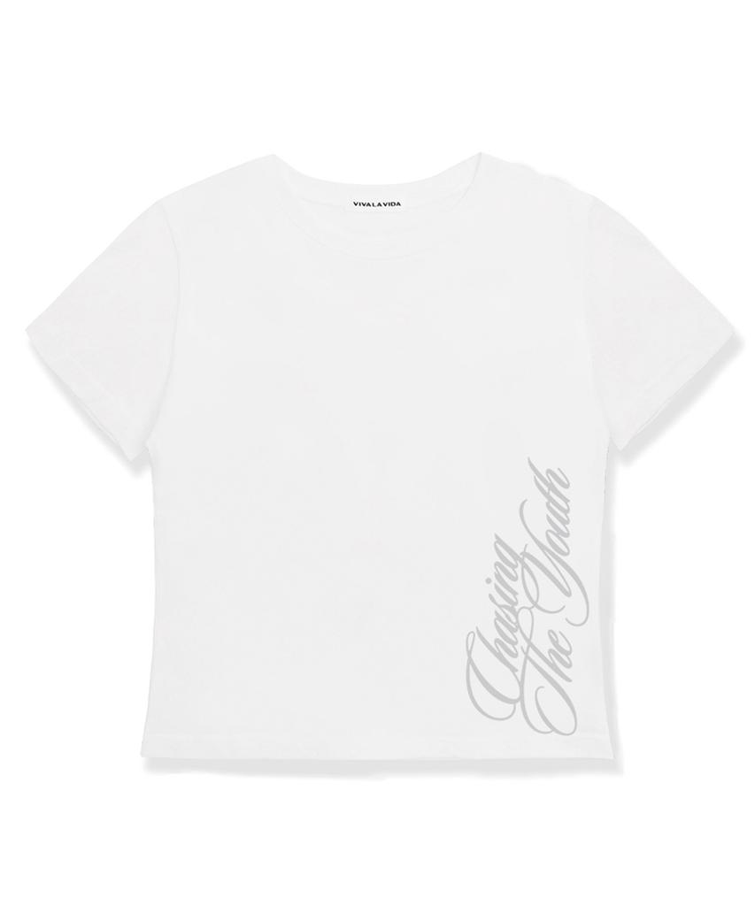 Bibalabida Poetic Crop Short Sleeve T-Shirt